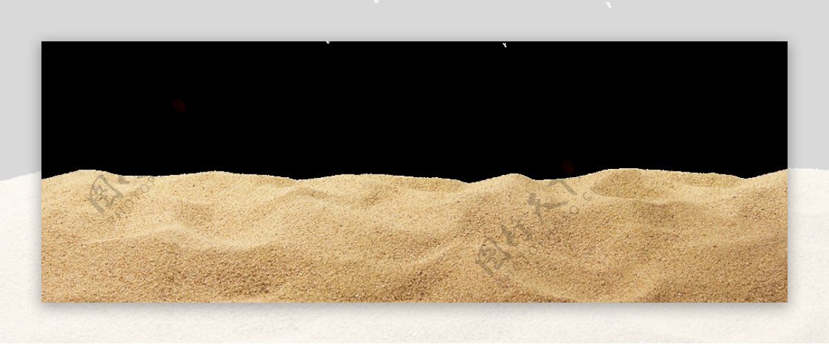 黄沙沙漠沙子免抠png透明素材