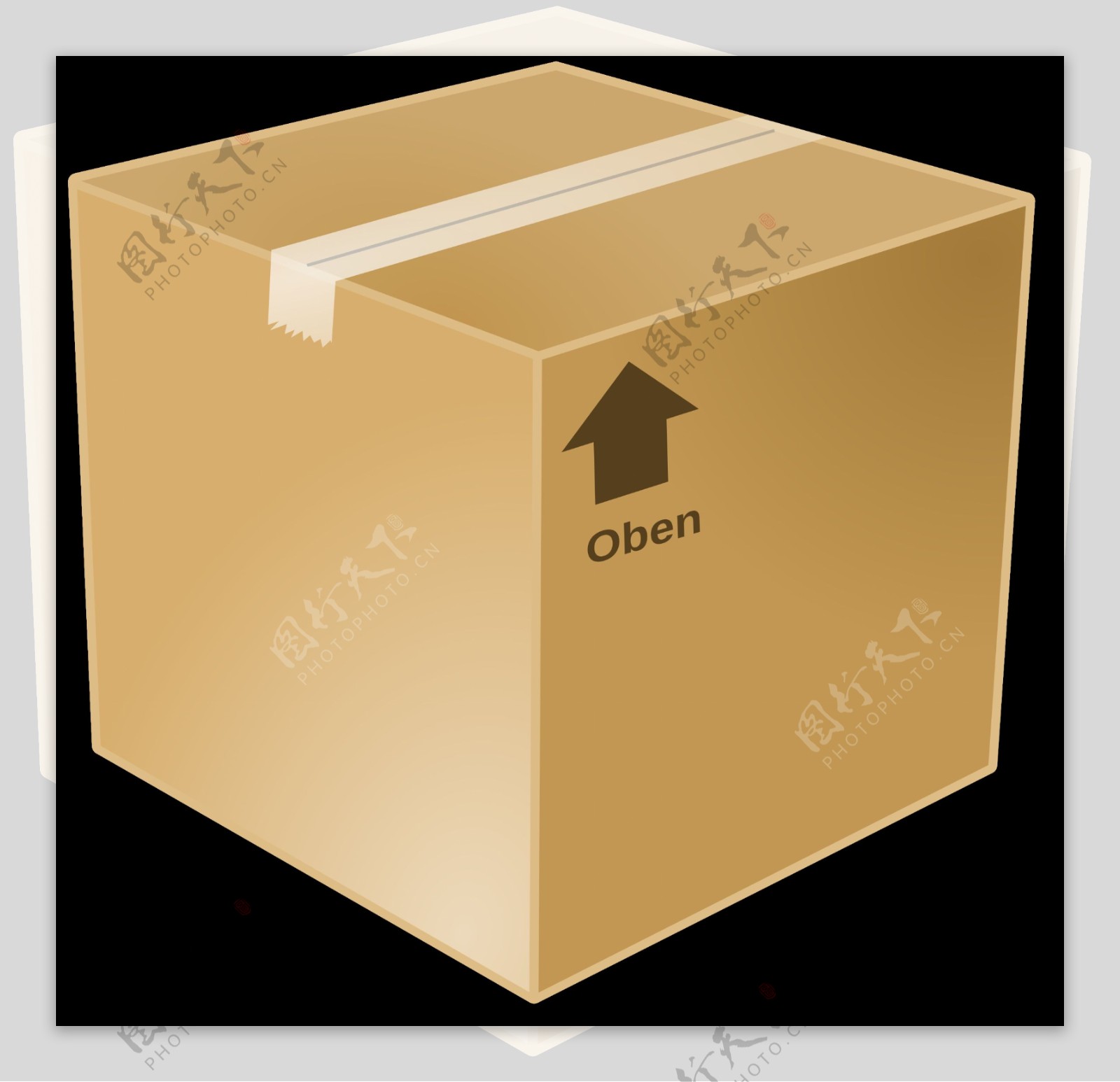纸盒图片免抠png透明图层素材
