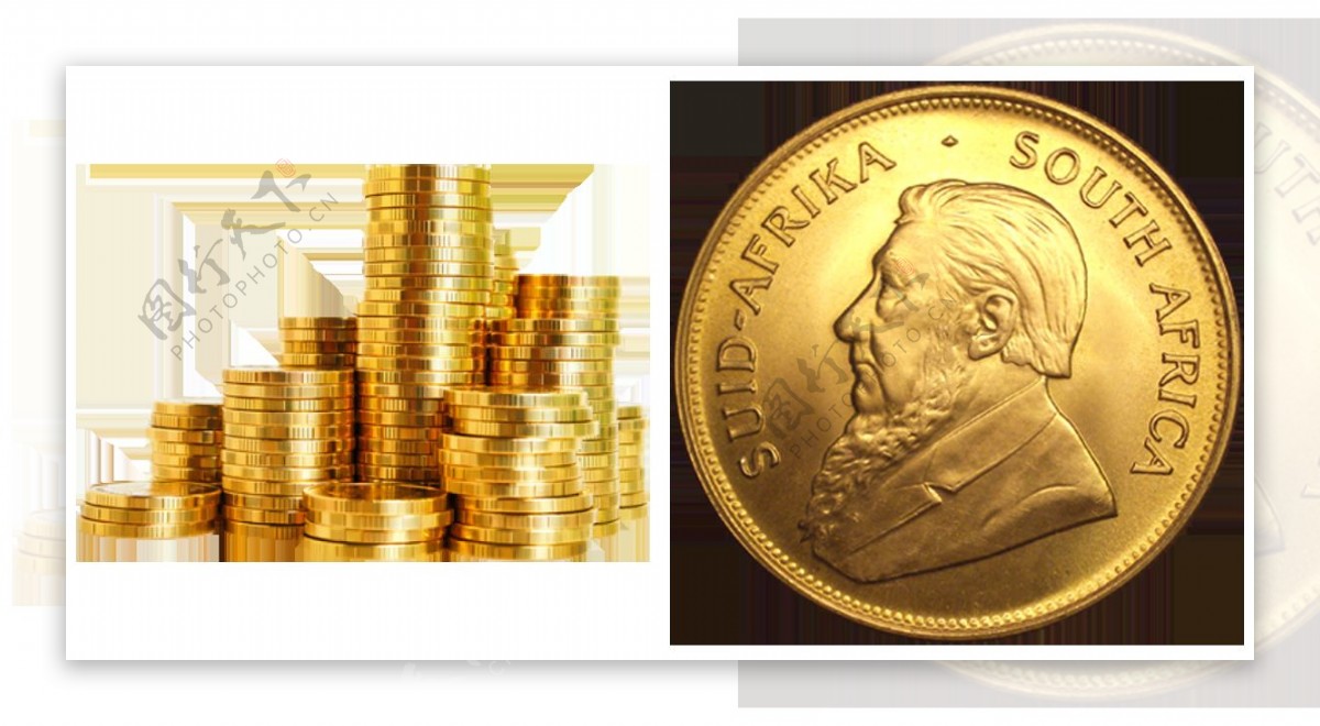 圆形金币一堆黄金免抠png透明图层素材