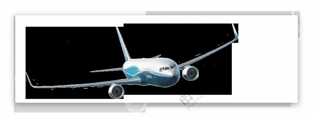 大型客机图片免抠png透明图层素材