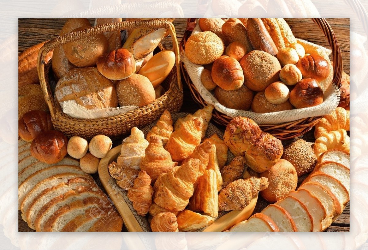 各式各样的面包