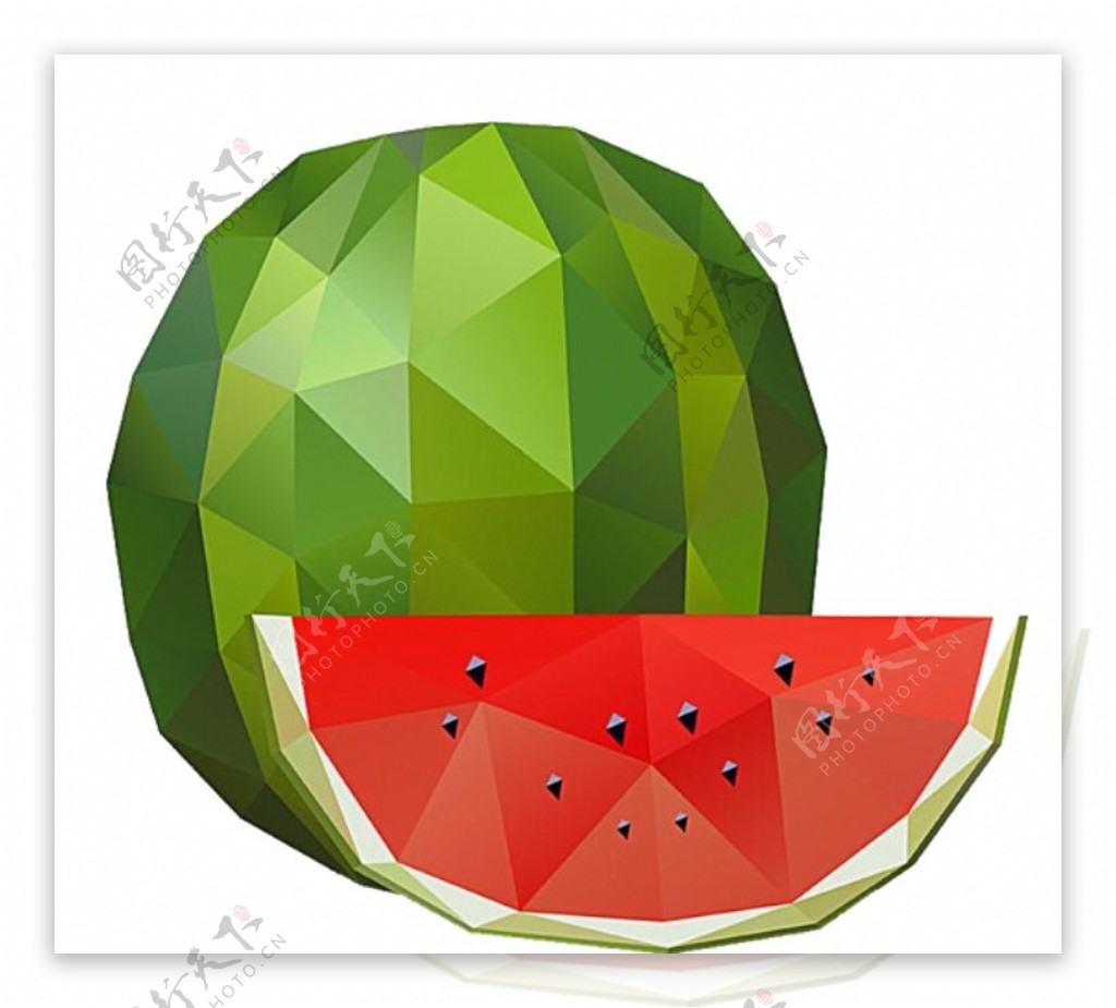 几何水果之西瓜系列