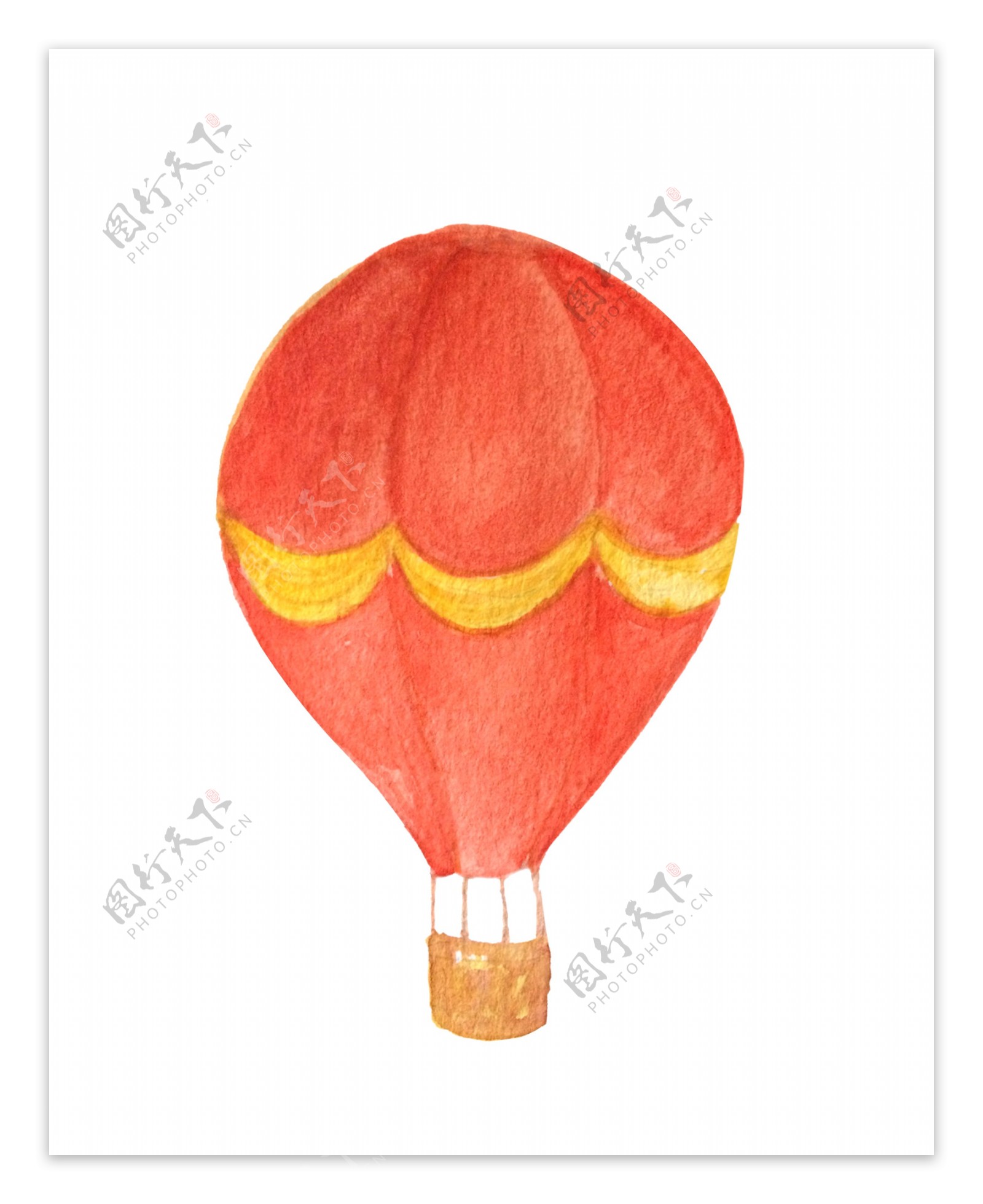 红皮气球卡通透明素材
