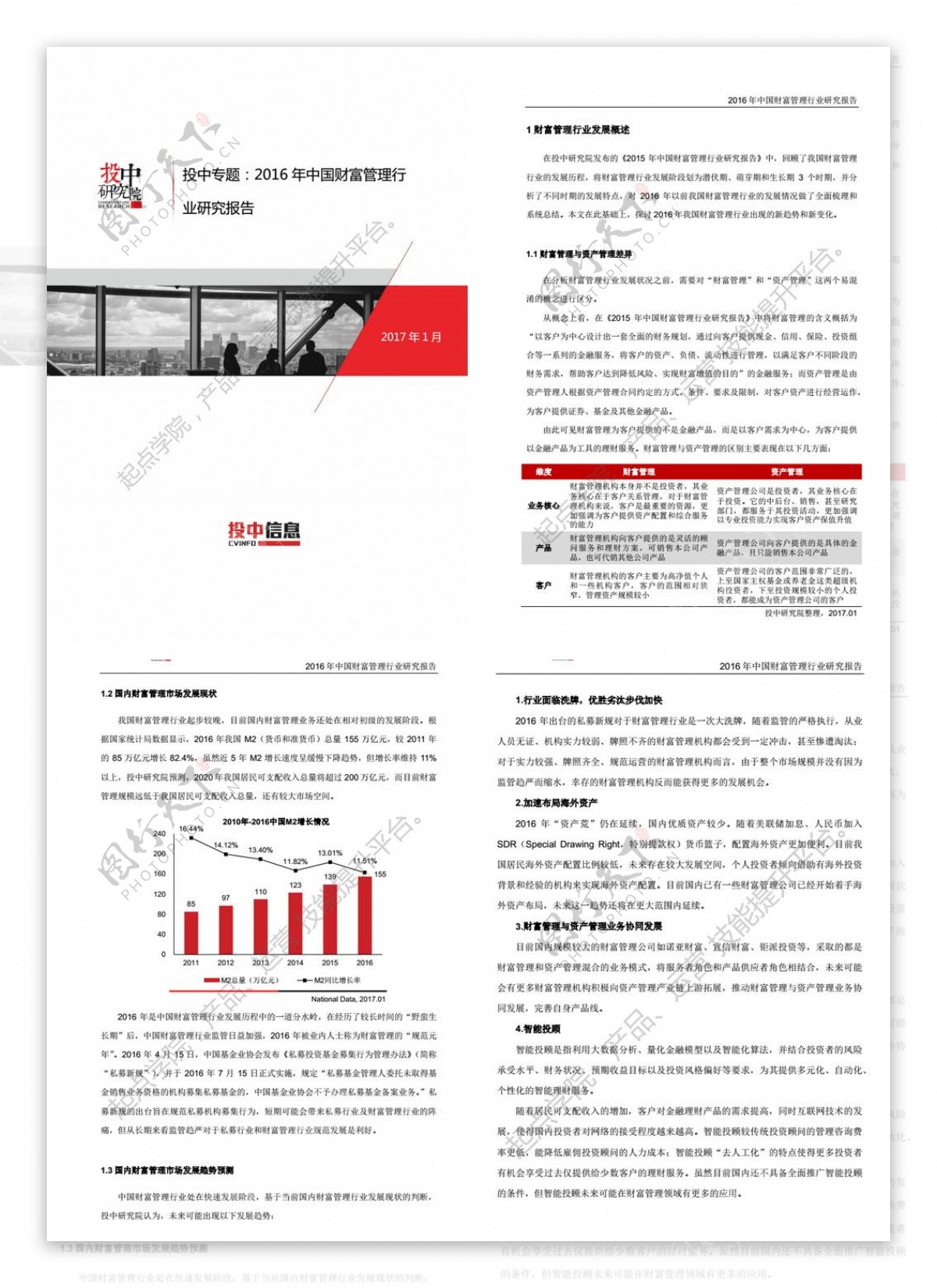 投中研究院2016年中国财富管理行业研究报告