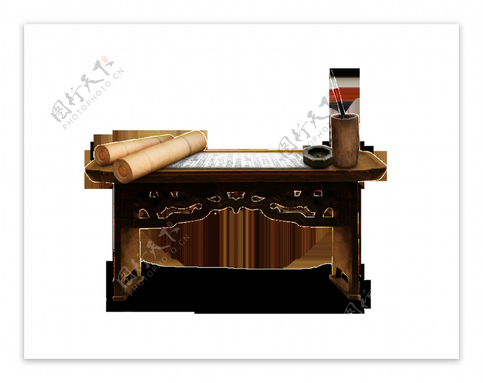 木质桌子透明素材