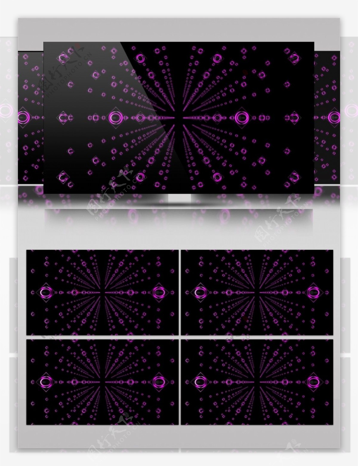 紫色宇宙气泡动态视频素材
