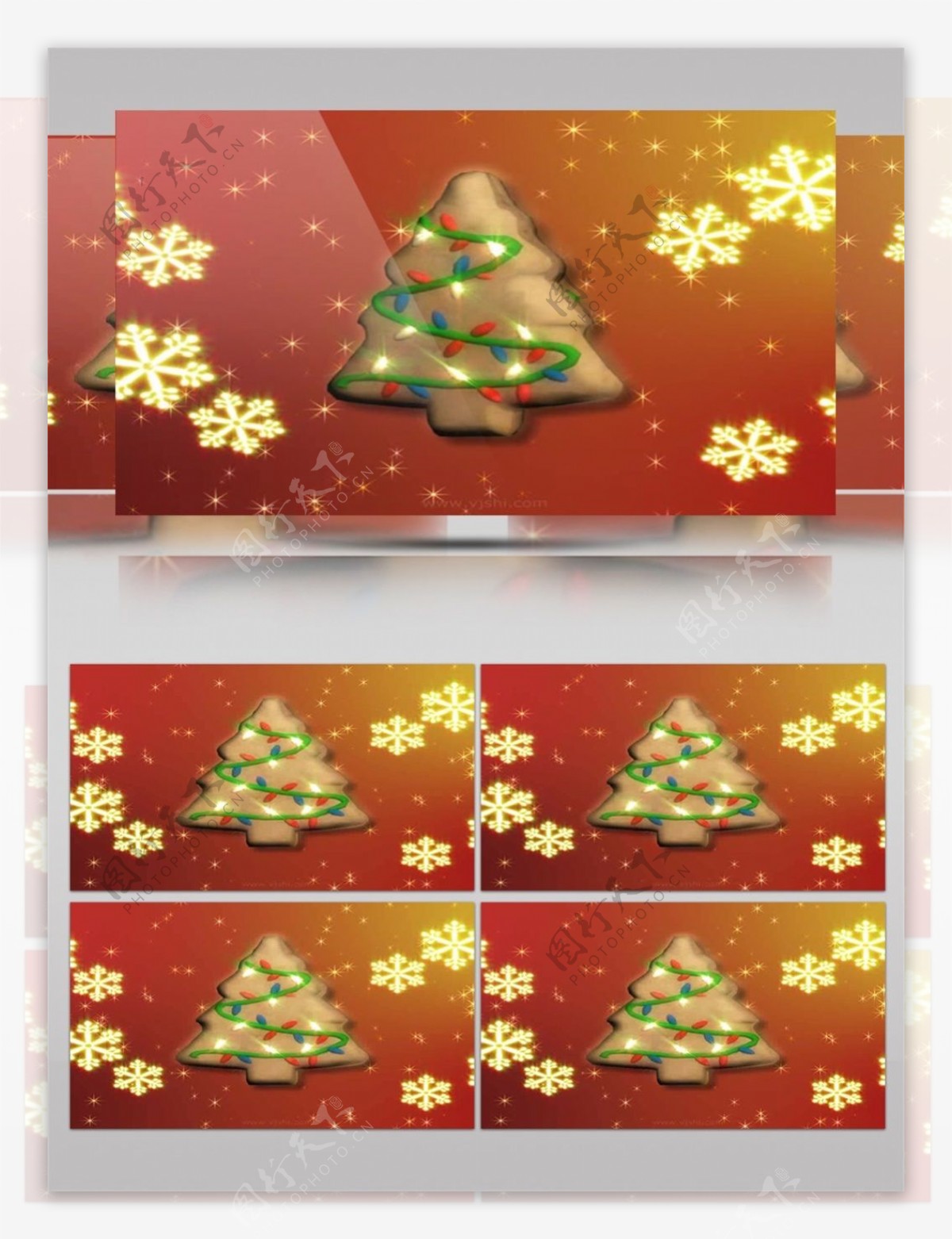 圣诞树装饰圣诞节视频素材