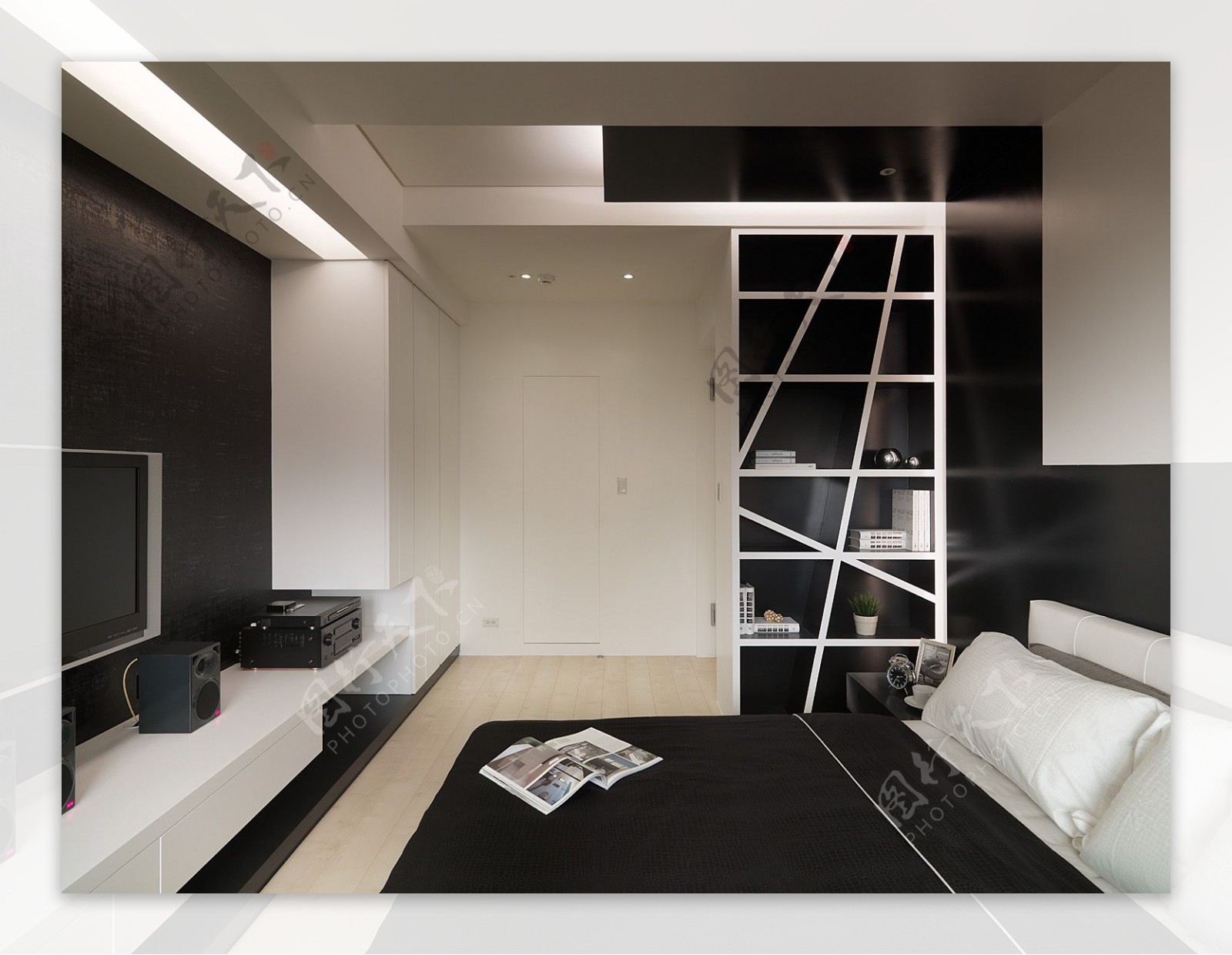 质朴现代设计卧室效果图