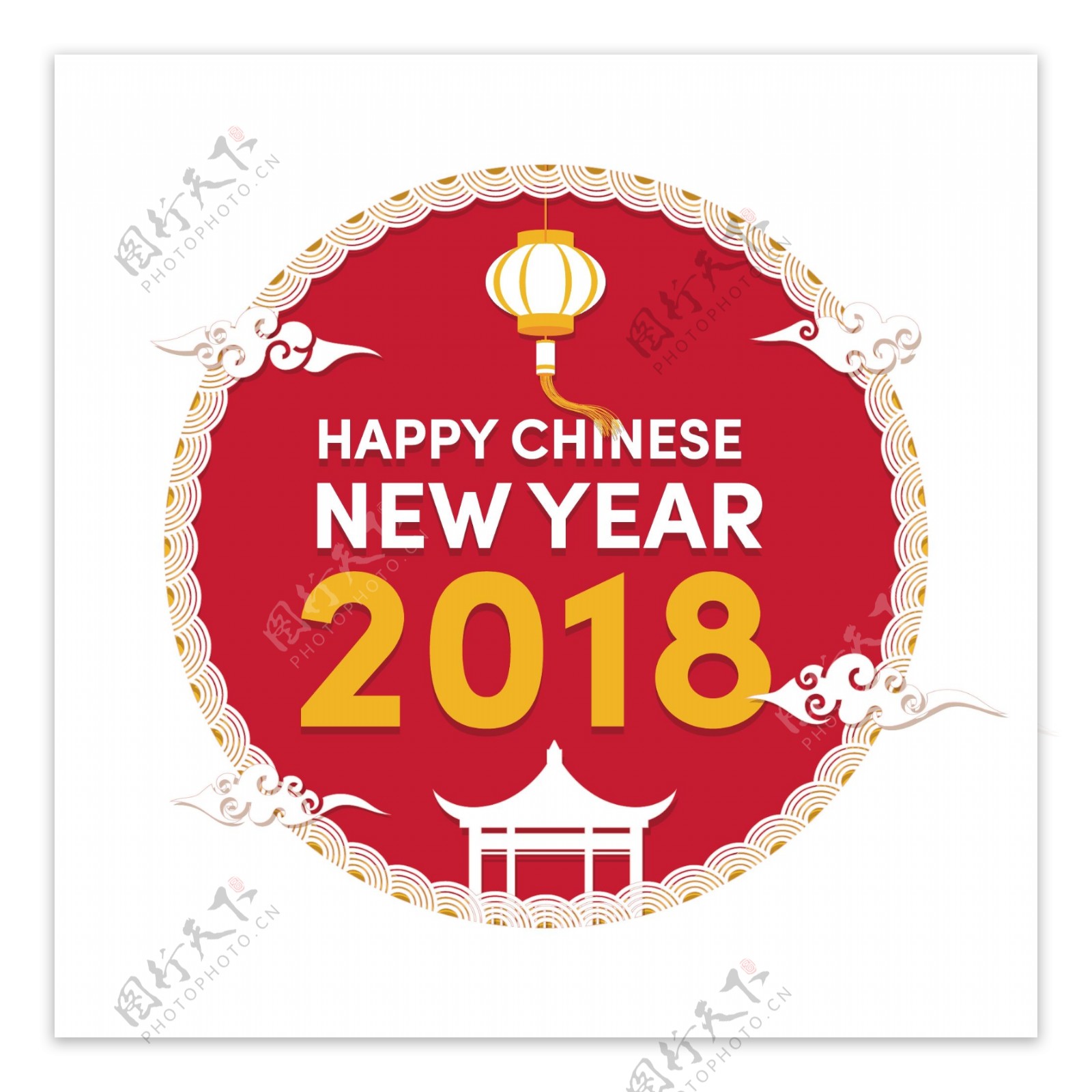 2018新年快乐海报