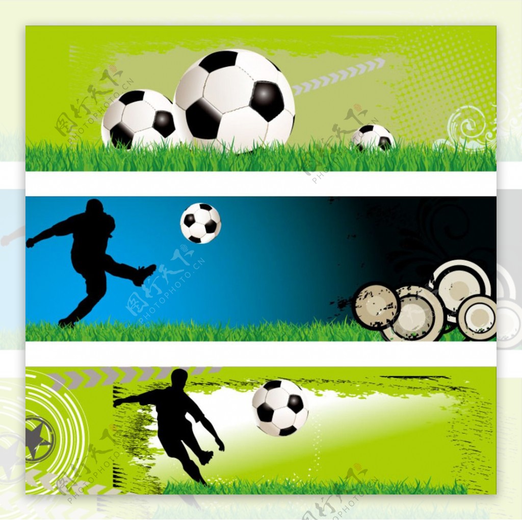 创意足球banner设计