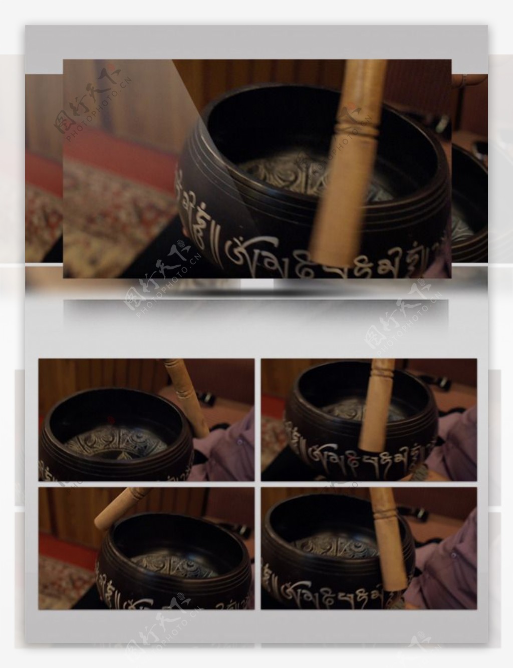 中国传统文化茶道茶具展示祈福祈求仪式