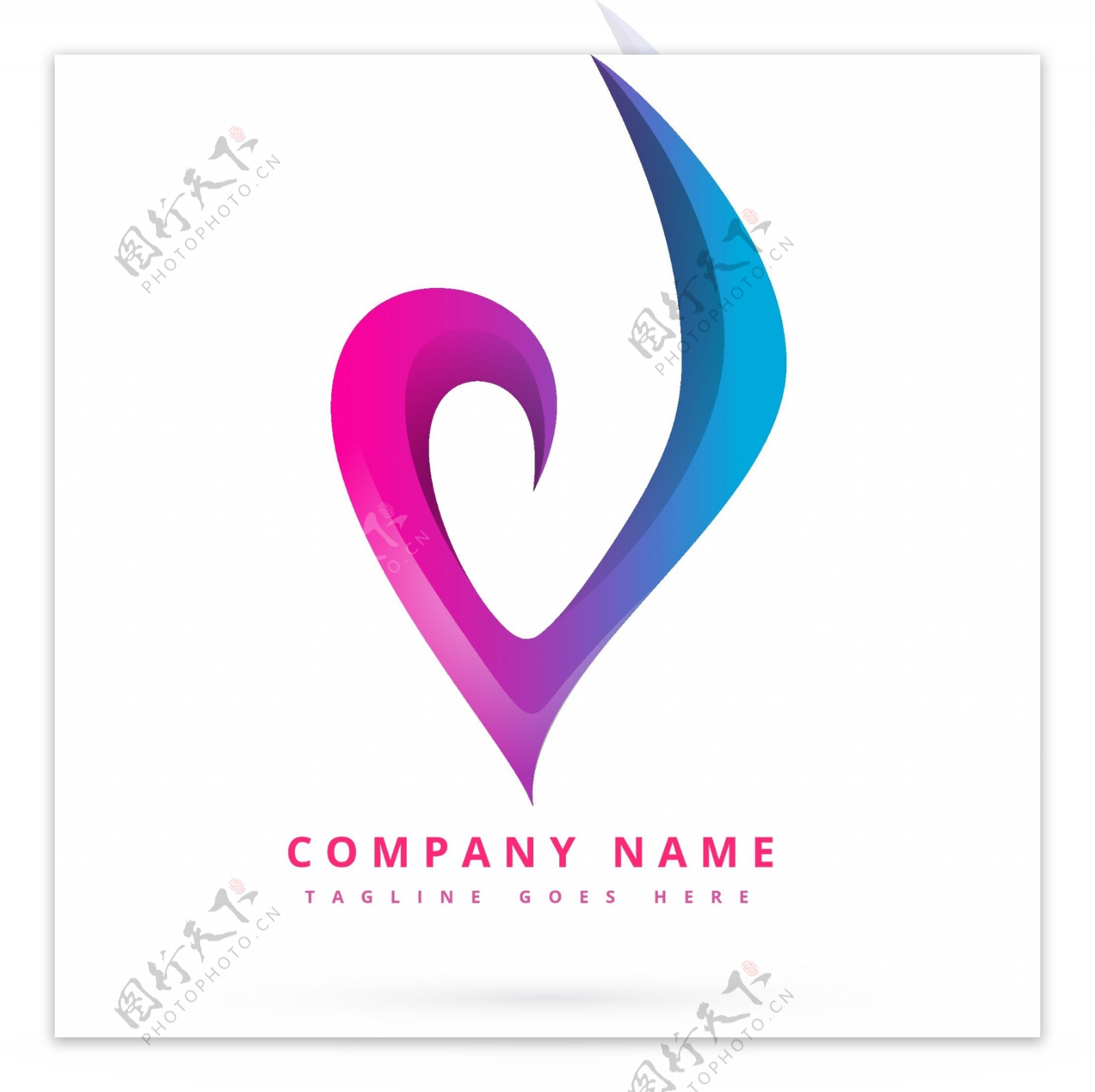 互联网娱乐音乐形状用途标识logo