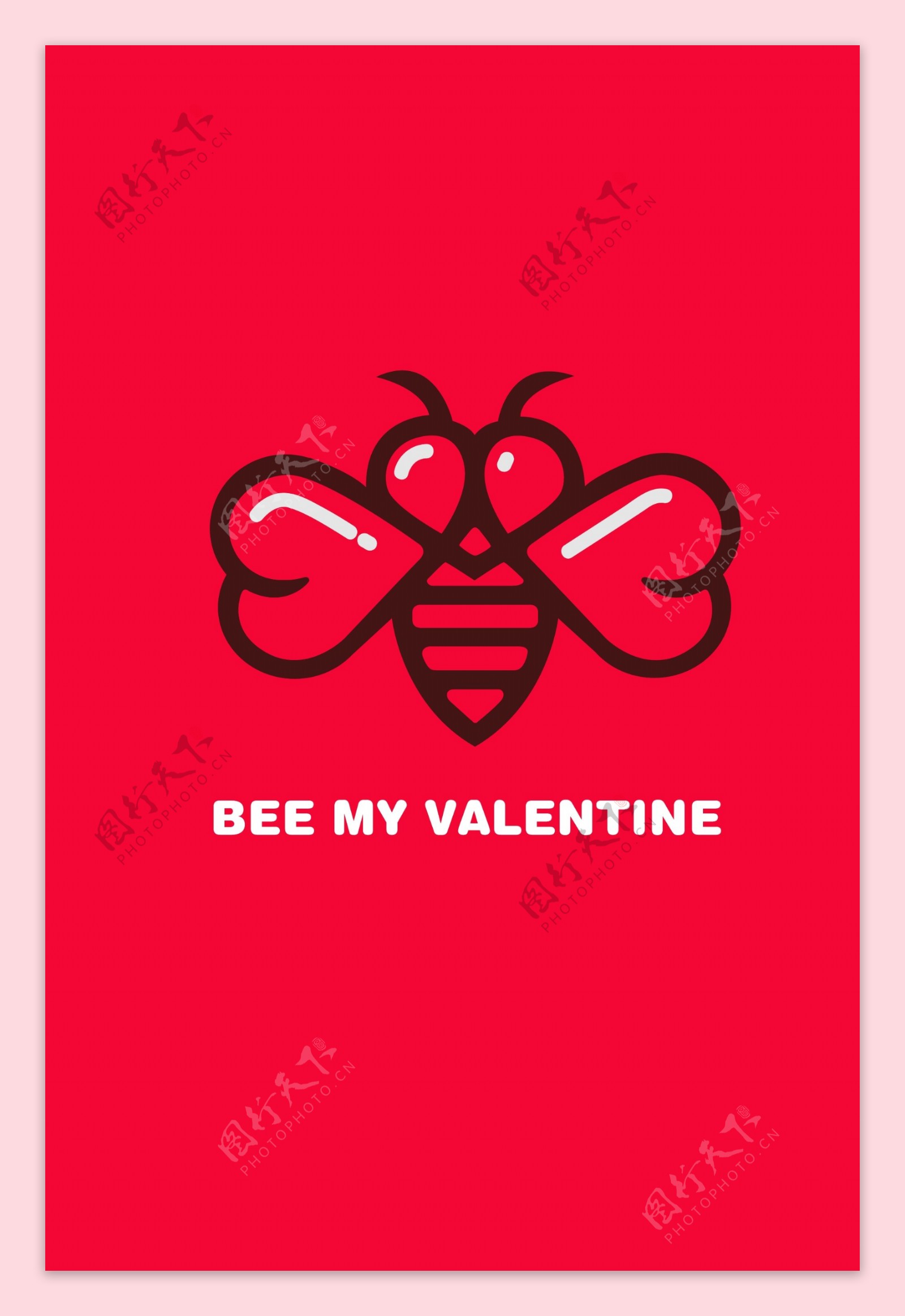 爱情蜜蜂卡通logo