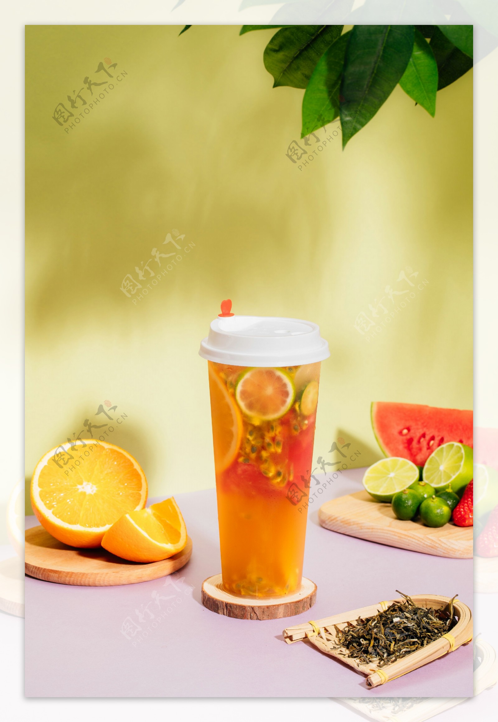 高清摄影图水果茶超级水果茶素材