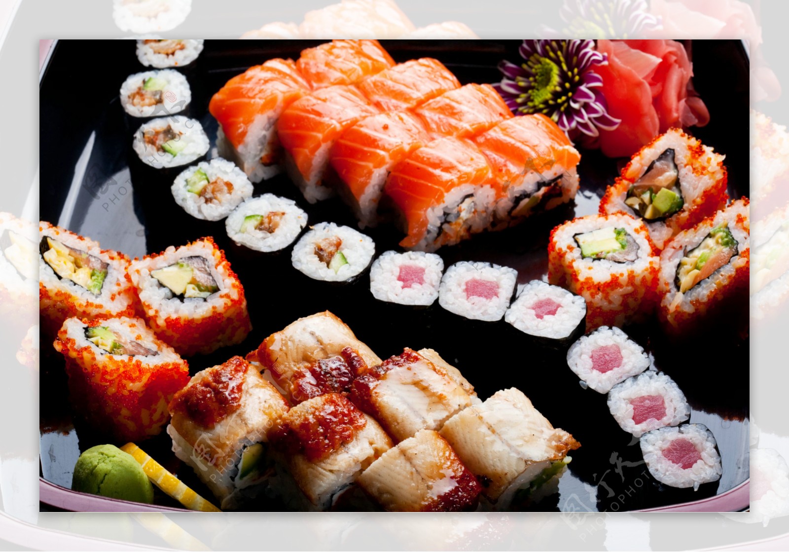 海鲜寿司鱼类菜肴食物