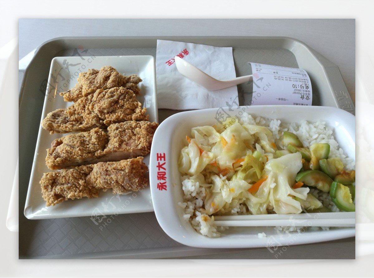 鸡排饭