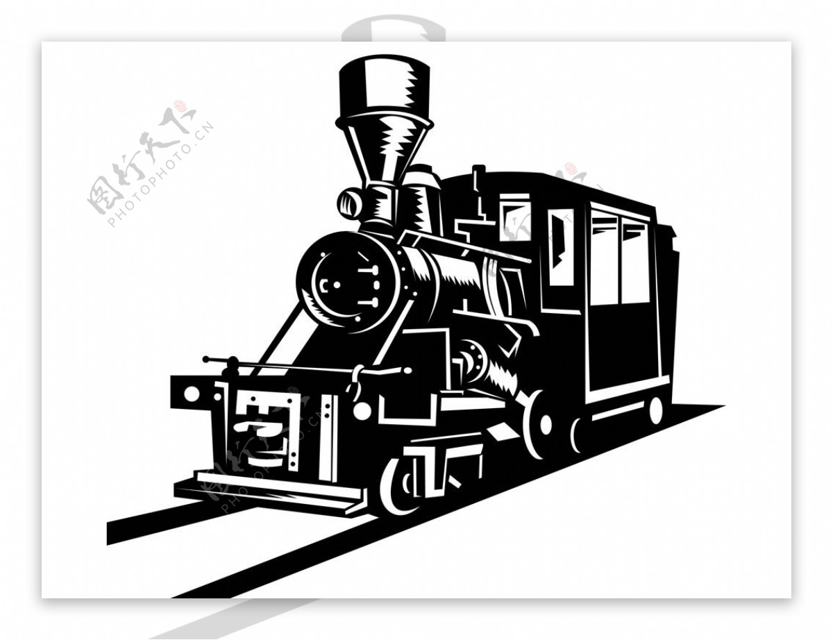 火车运输插画