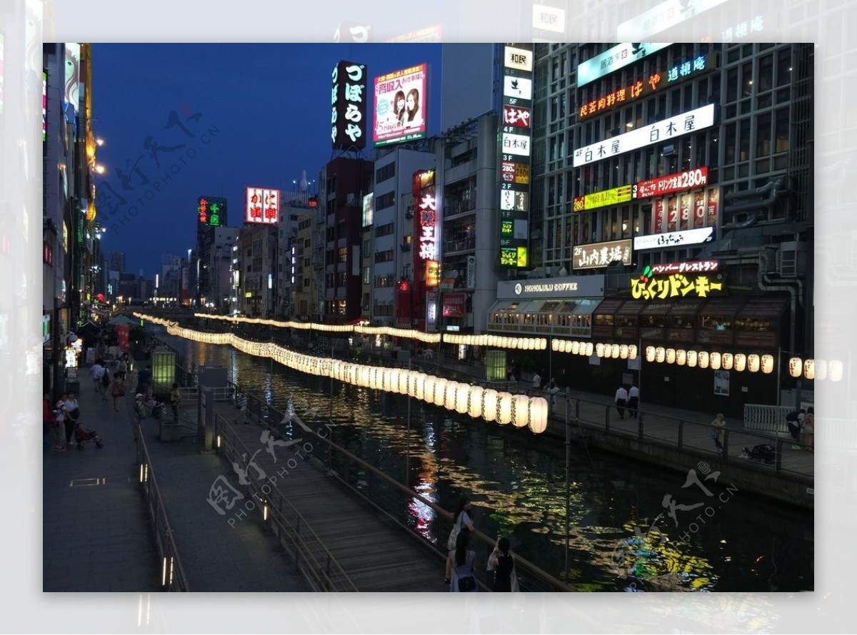 日本心斋桥夜景