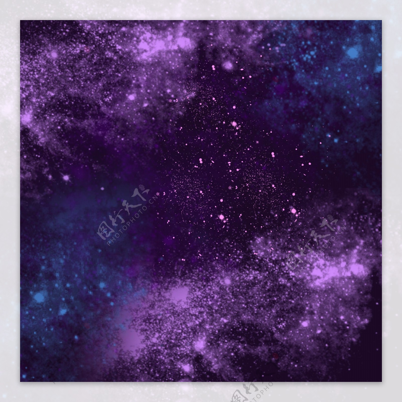 梦幻紫色星光背景