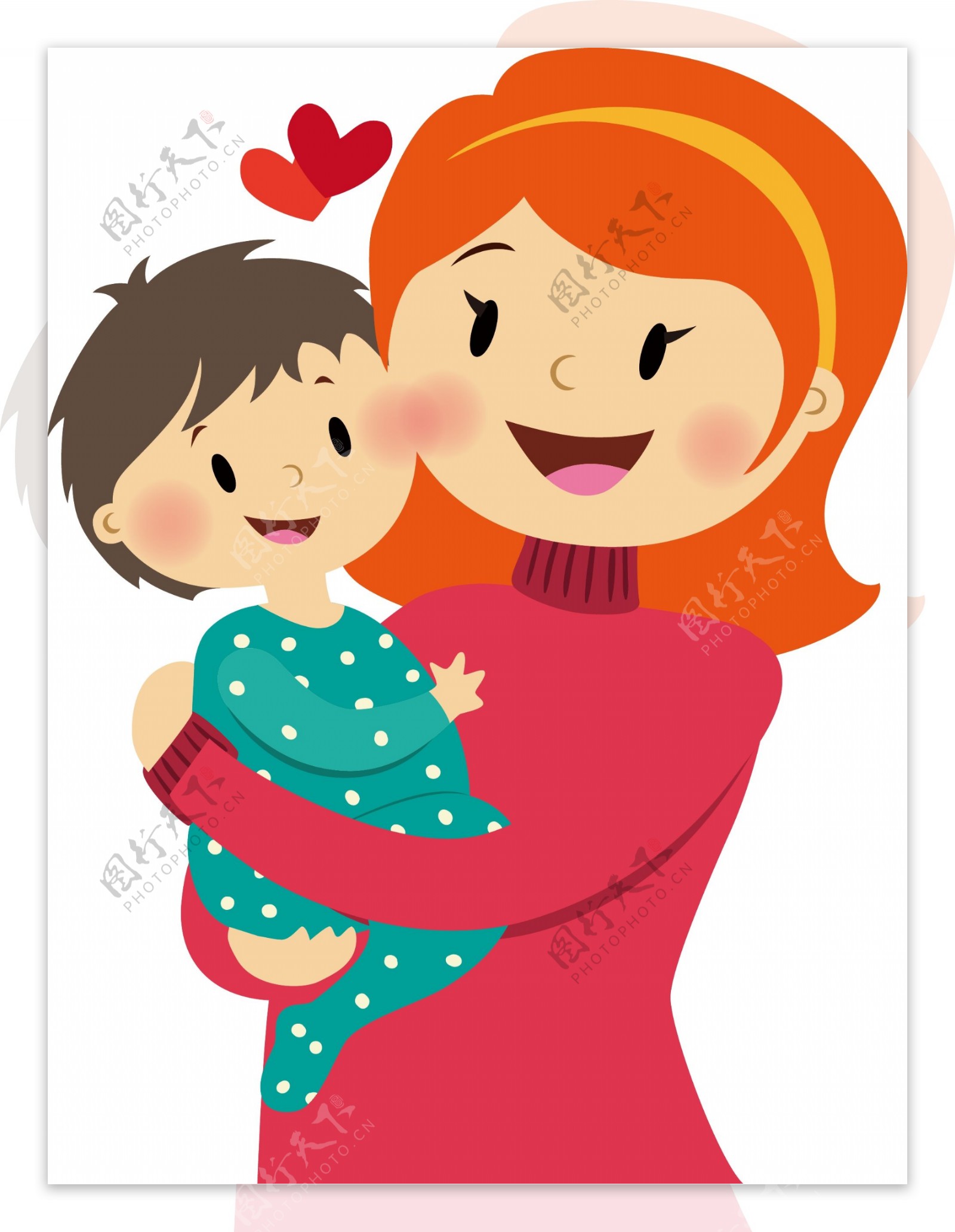 Nurturer Mother Clipart Transparent Background, Cute Mom Holding A ...