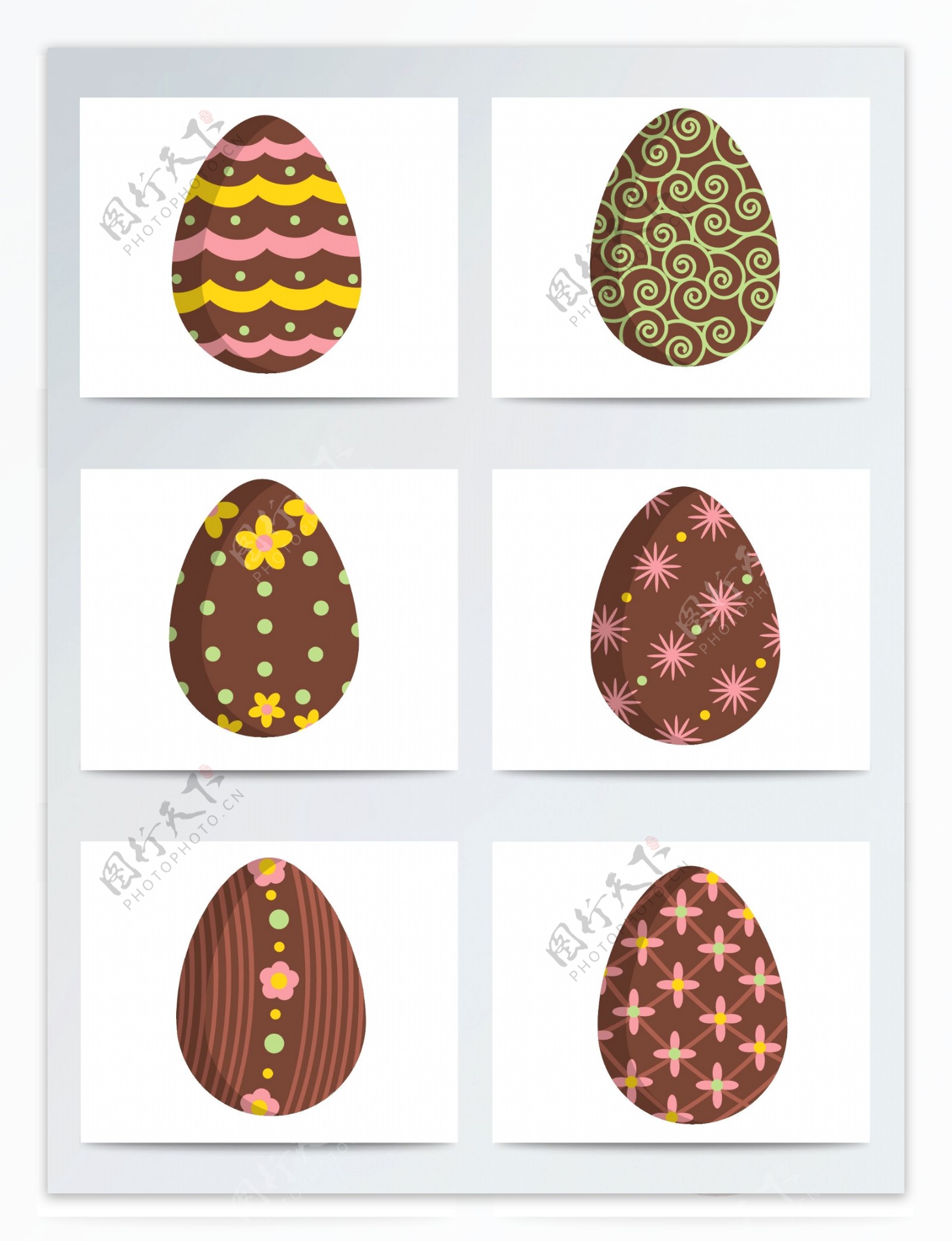 复活节巧克力蛋素材