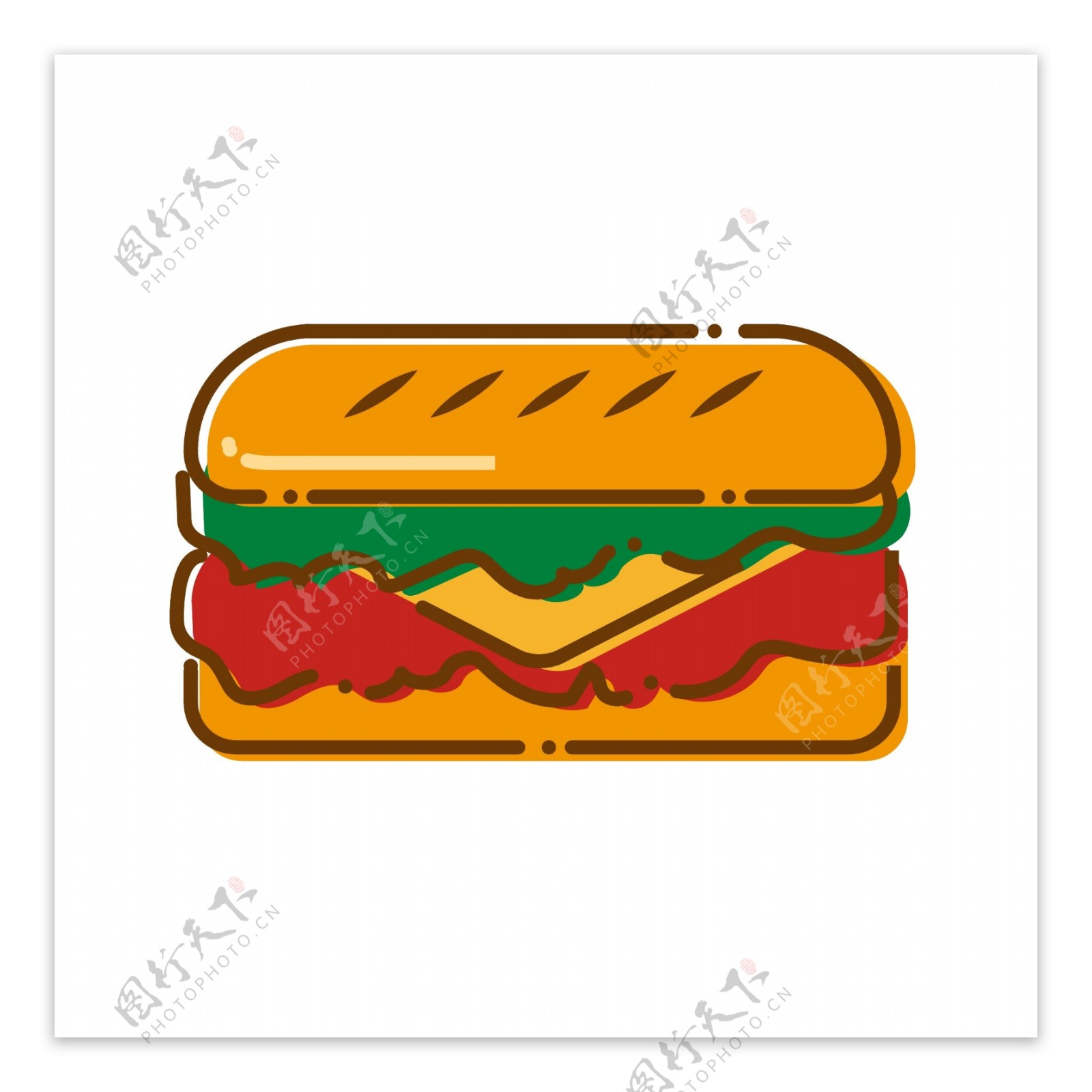 汉堡与三明治单图6