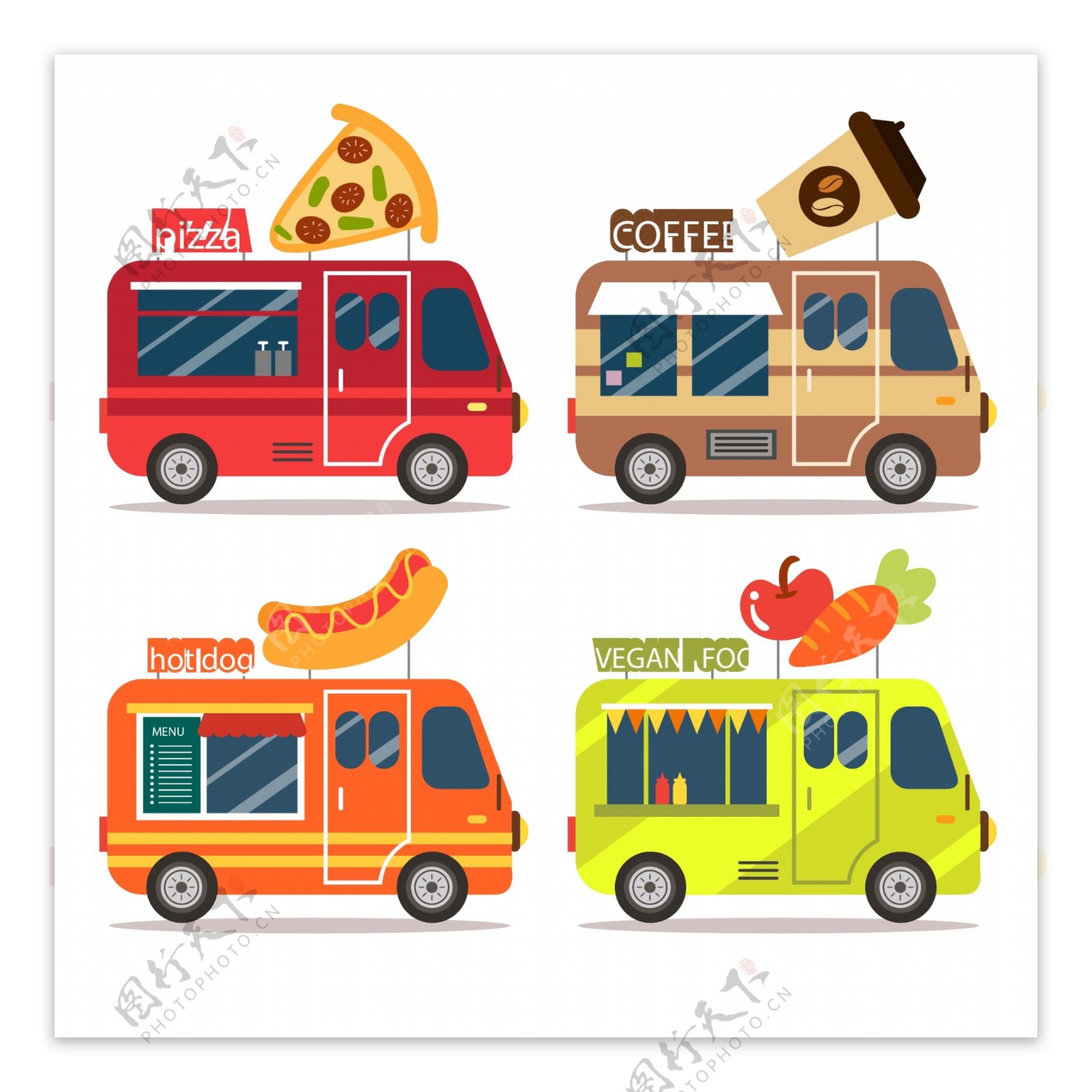 创意食品卡车系列