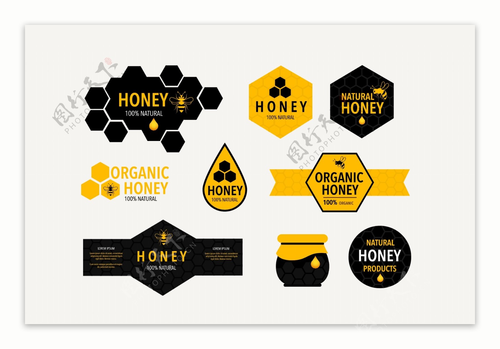 蜂蜜标签