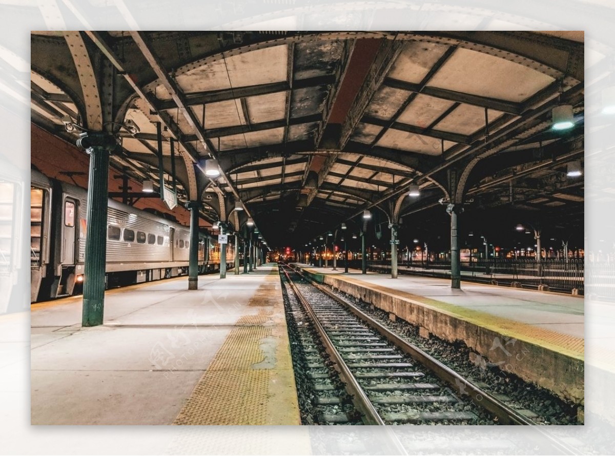 国外火车火车站摄影