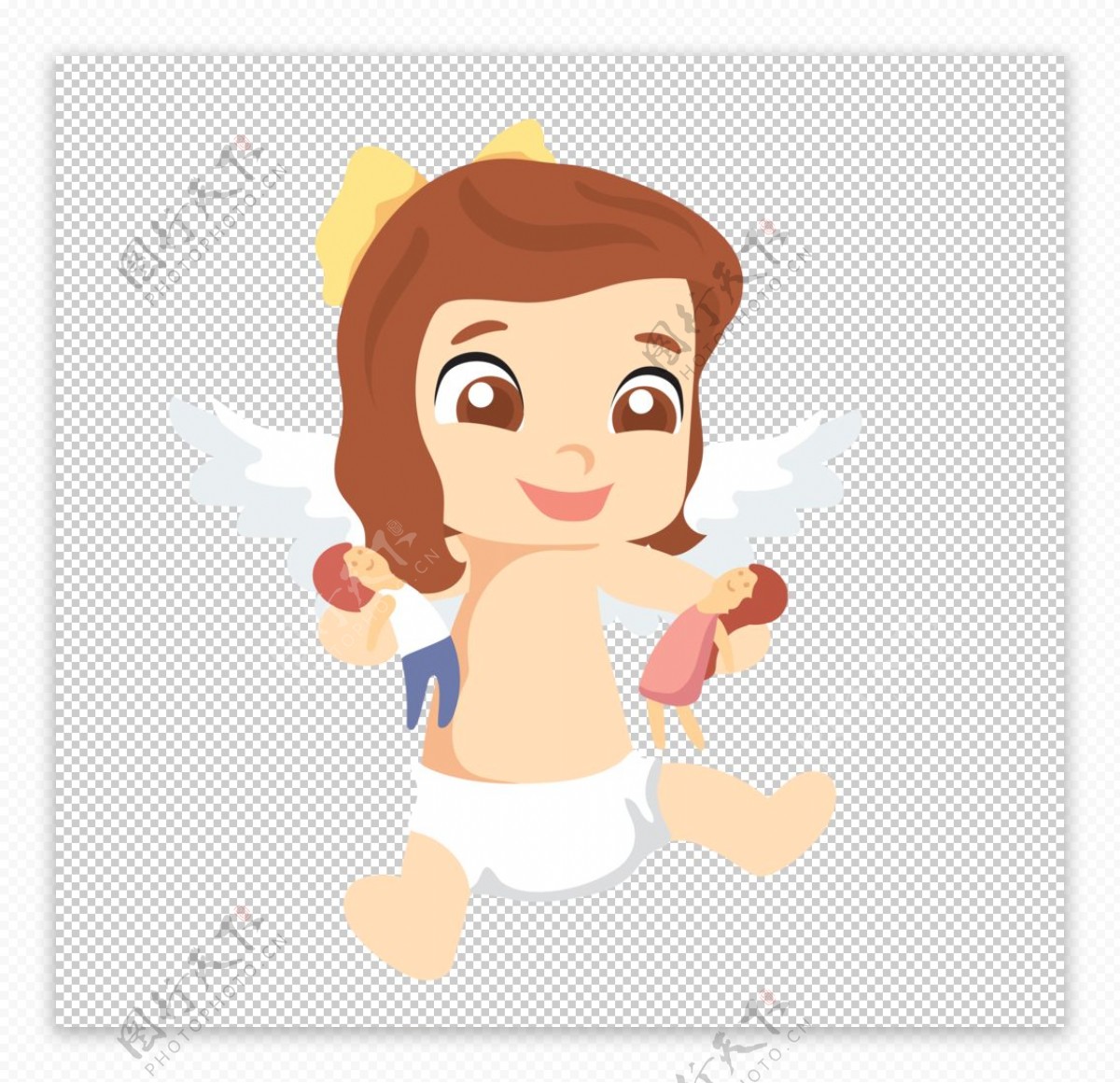 可爱的小天使图片素材-编号13947455-图行天下
