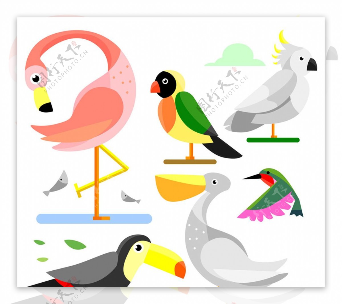 6款创意鸟类设计