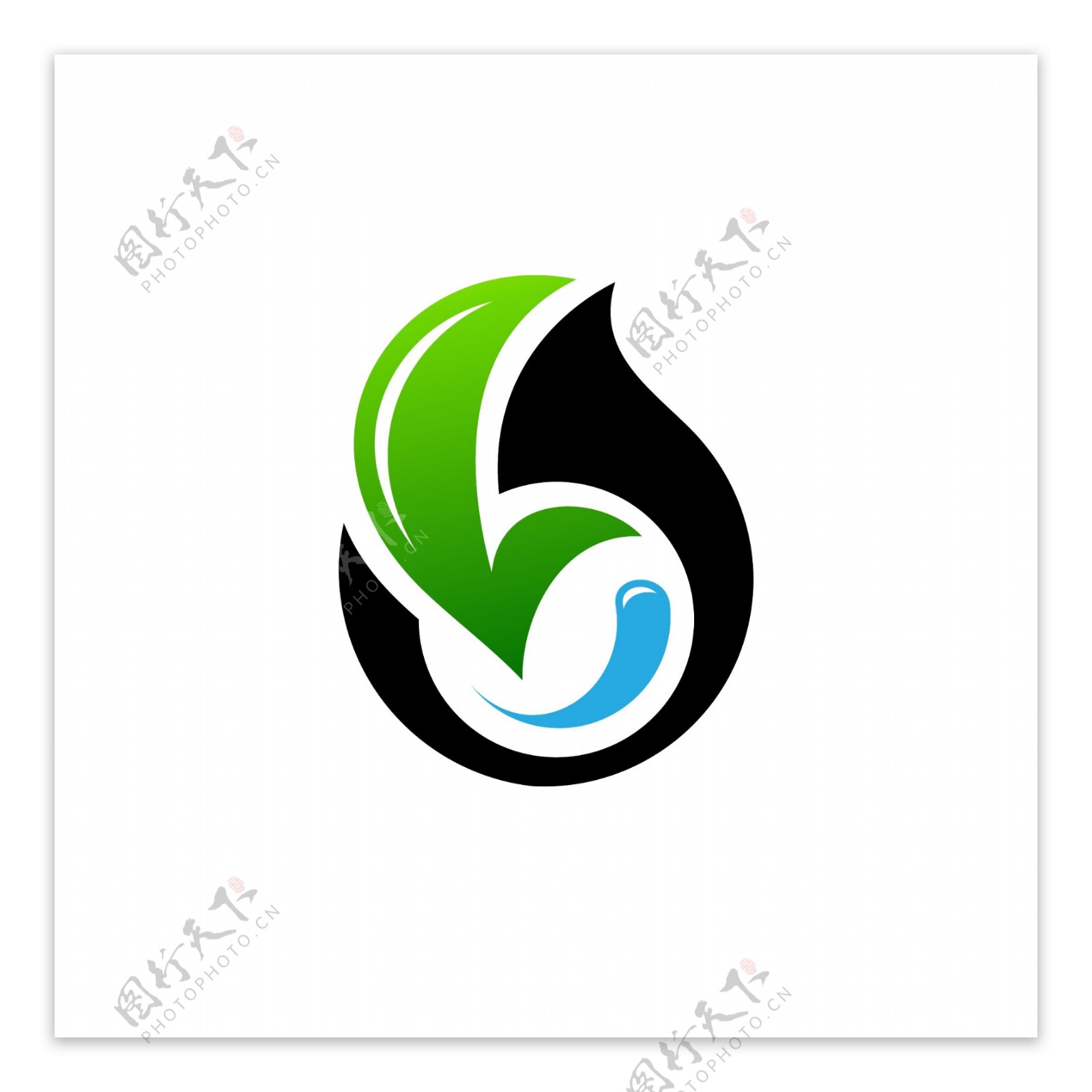 绿色能源类标识logo绿色logo