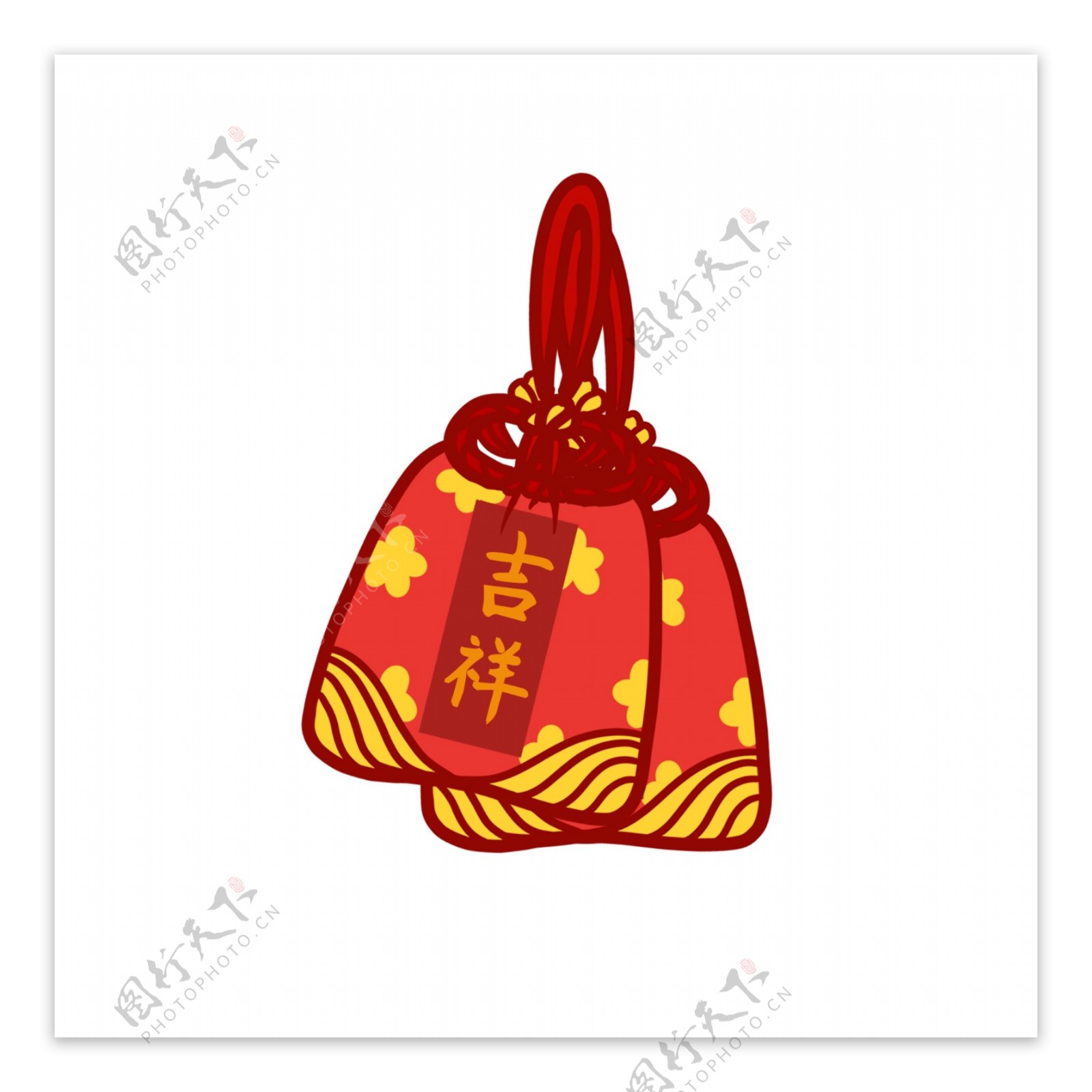 中国风简约福袋设计元素