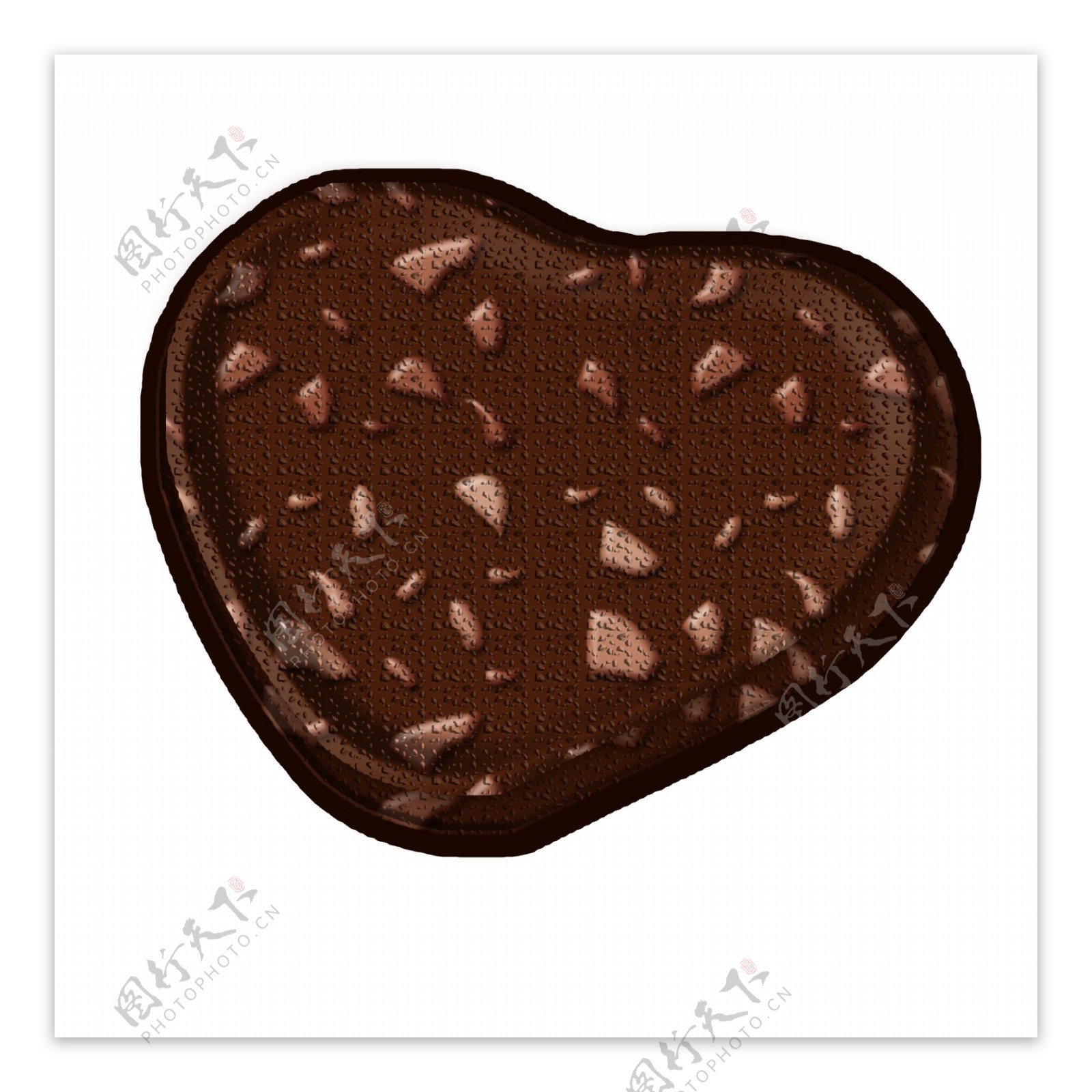 心形巧克力样式png素材