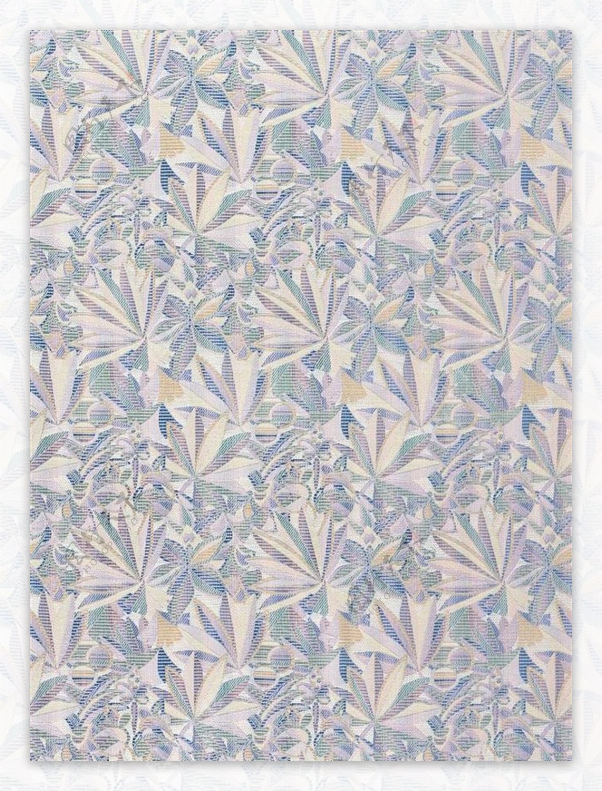 浅蓝花卉连续布纹背景设计素材