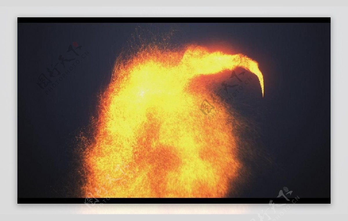 燃烧的火焰AE模板视频素材