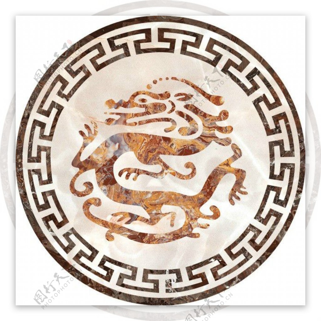 中式风格拼花瓷砖贴图
