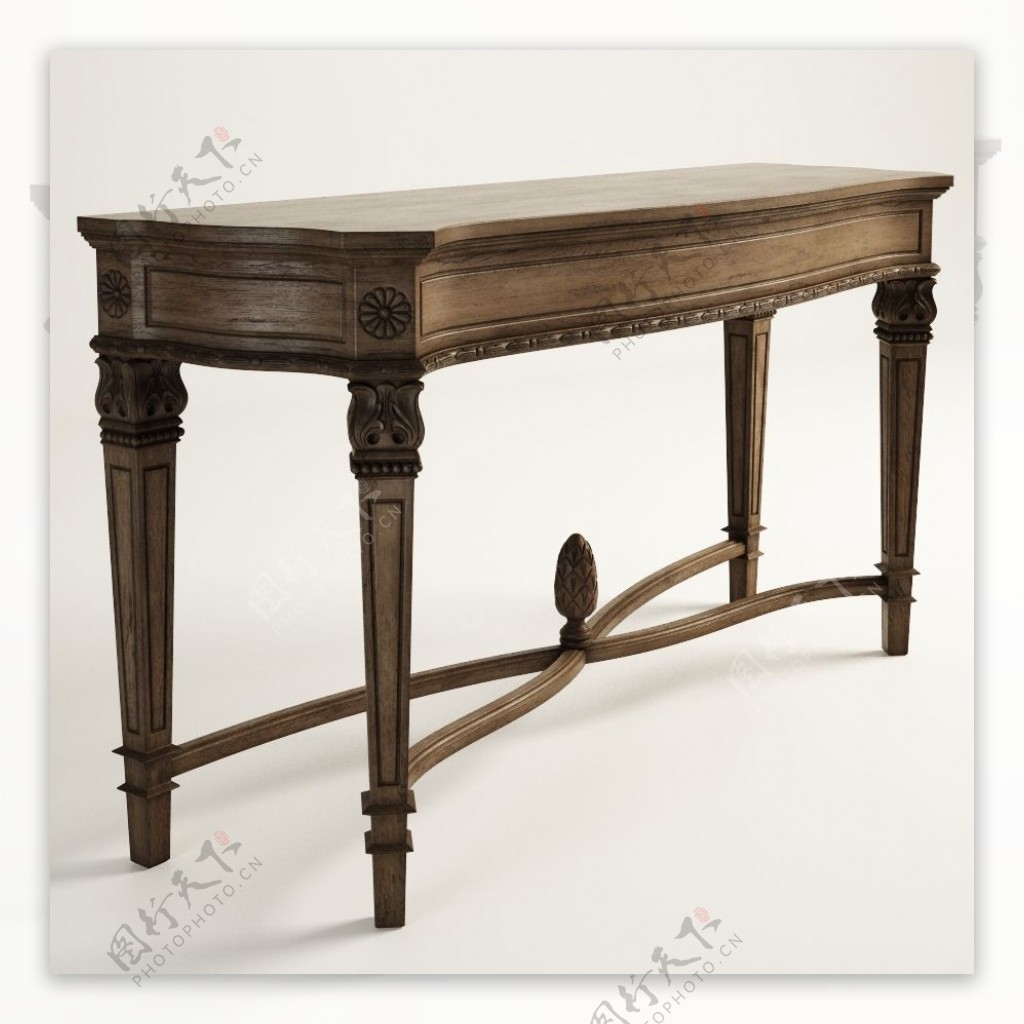 欧式实木古典桌子