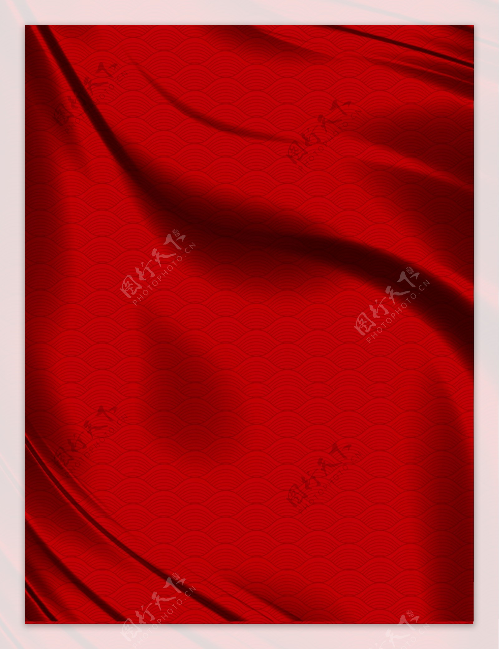 红绸缎背景