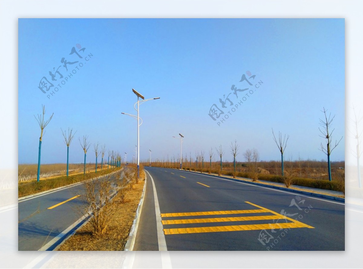 美丽的道路风景