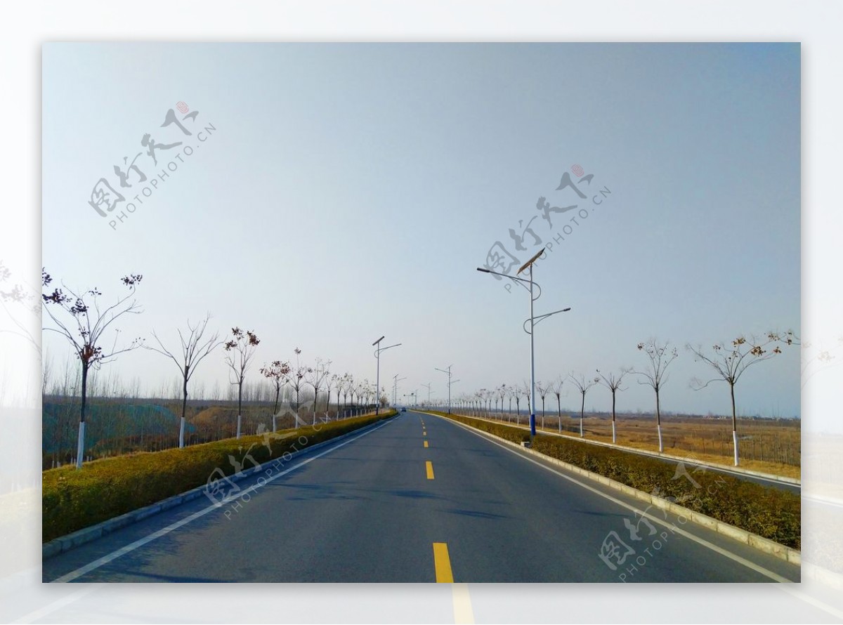 美丽的道路风景