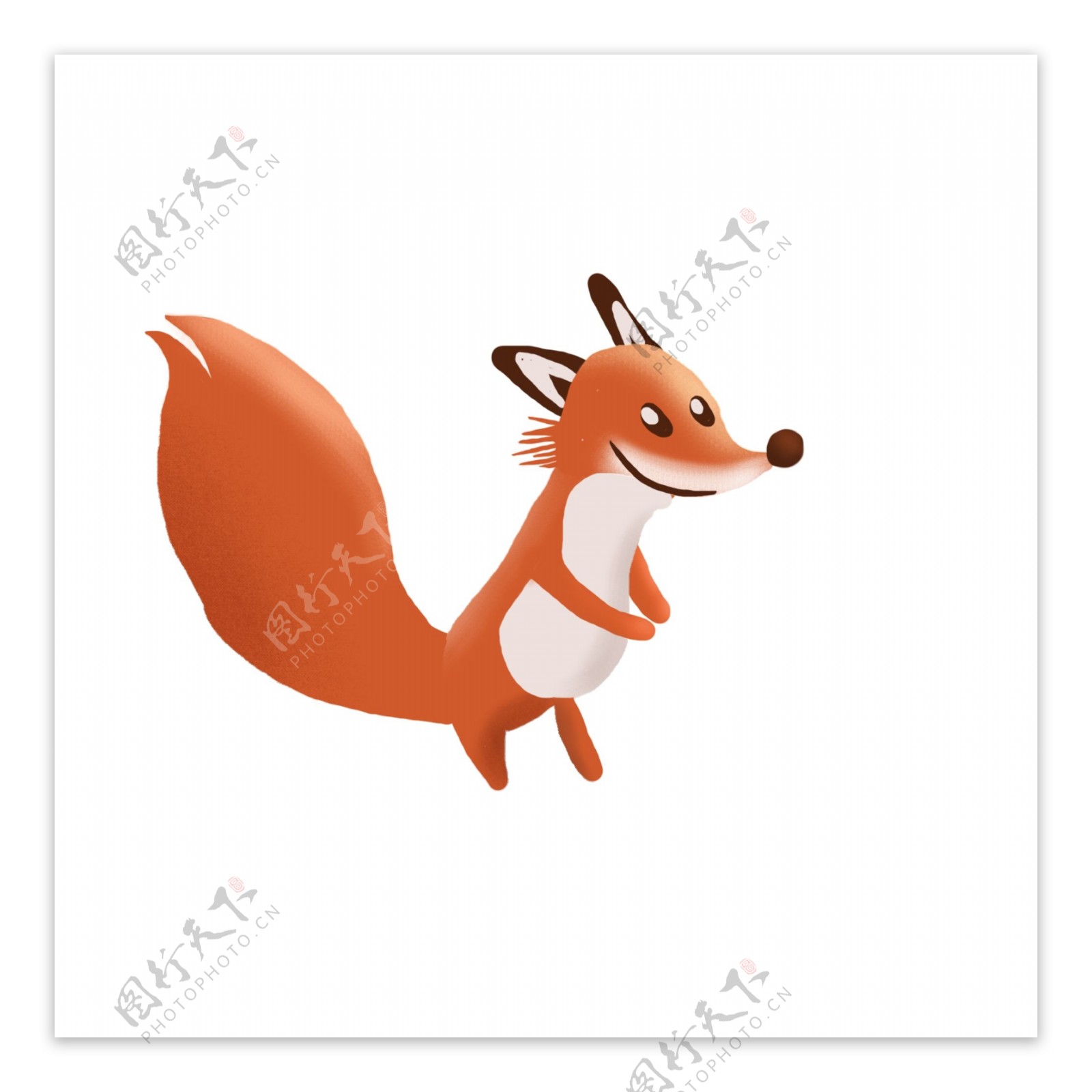 卡通手绘动物狐狸设计