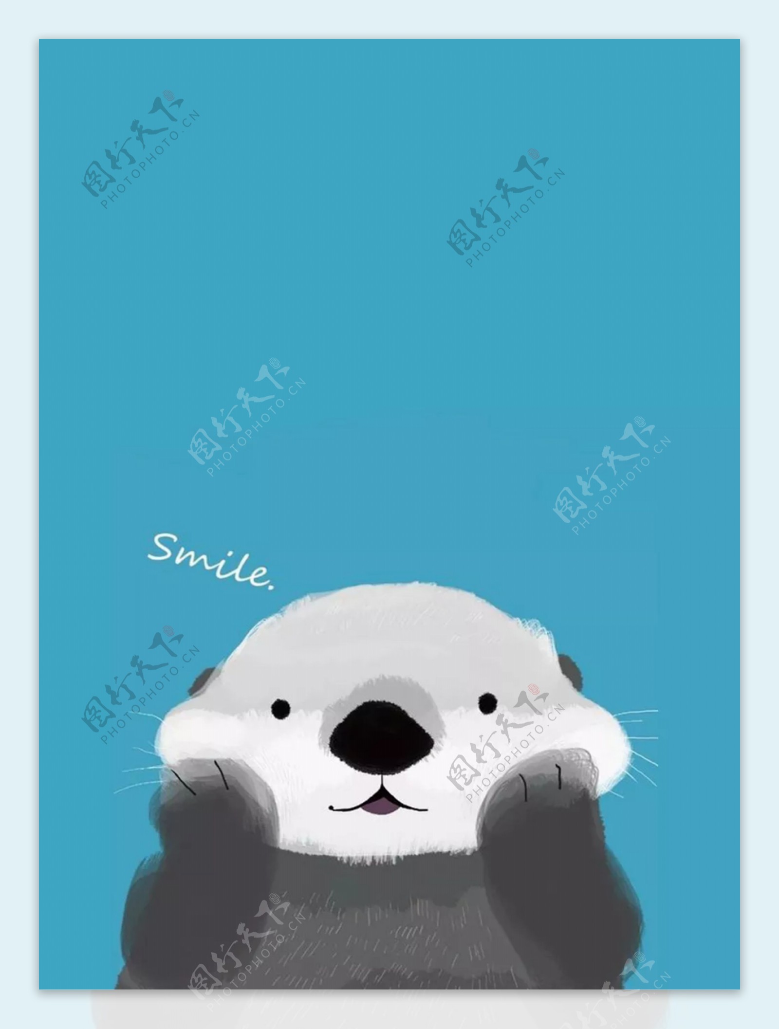 清新熊猫海报