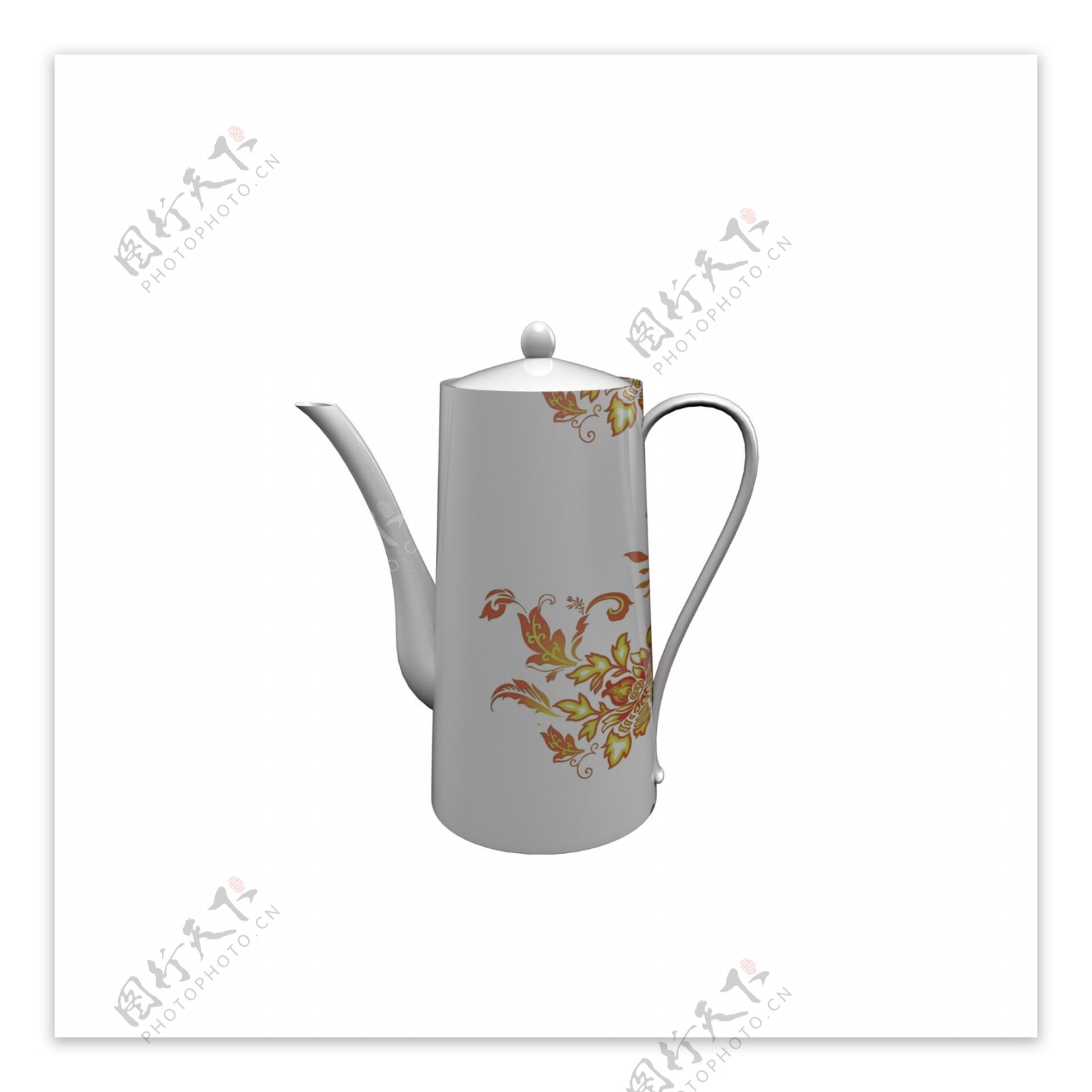 陶瓷花纹茶壶水壶图案