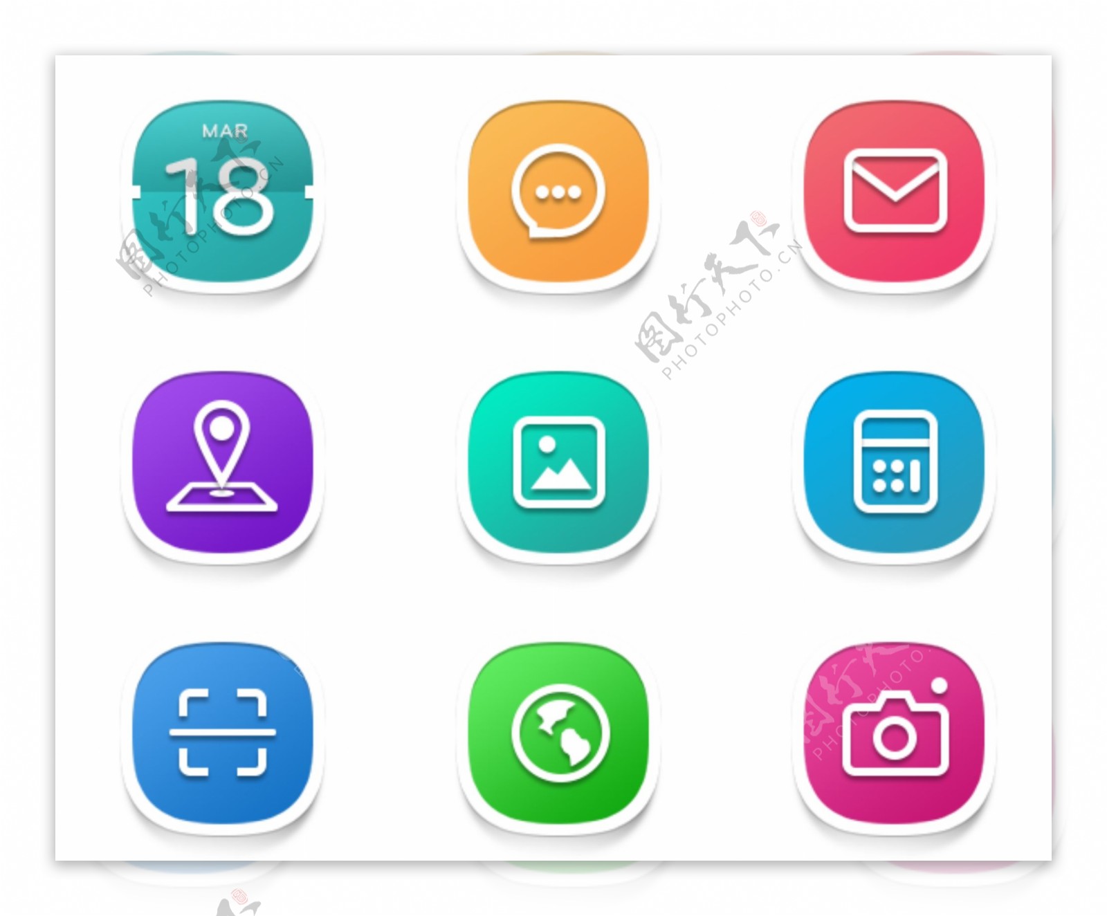 手机APP图标UI设计icon