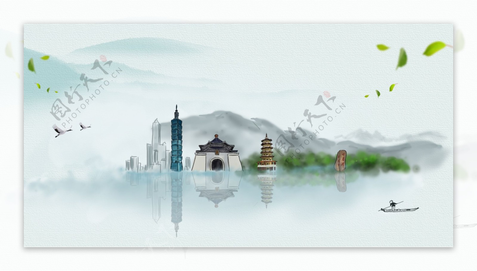 中国游台湾旅游海报