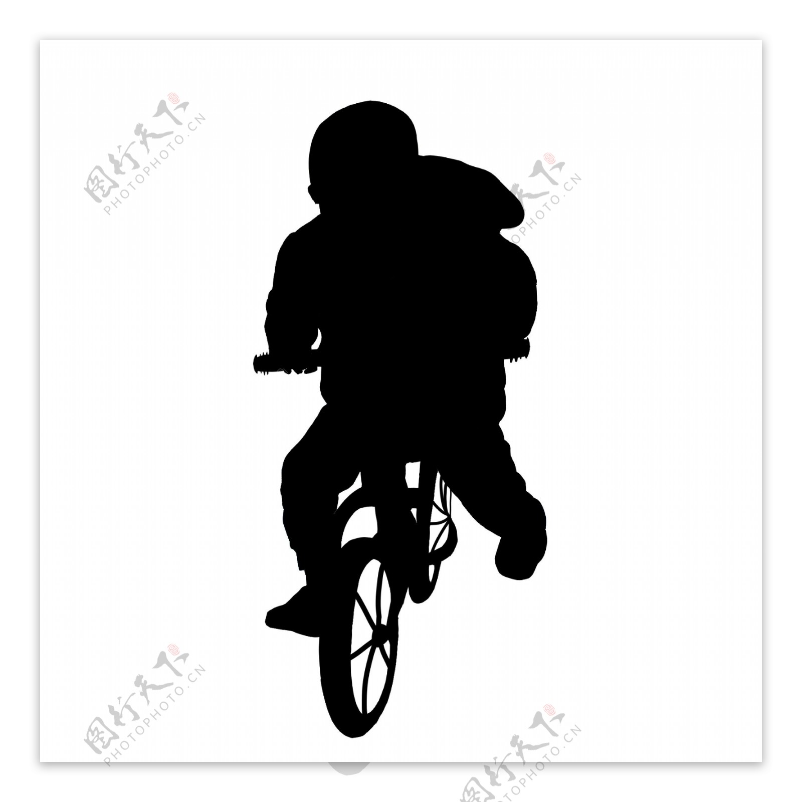 小男孩骑滑行车自行车平衡车黑色活力运动元