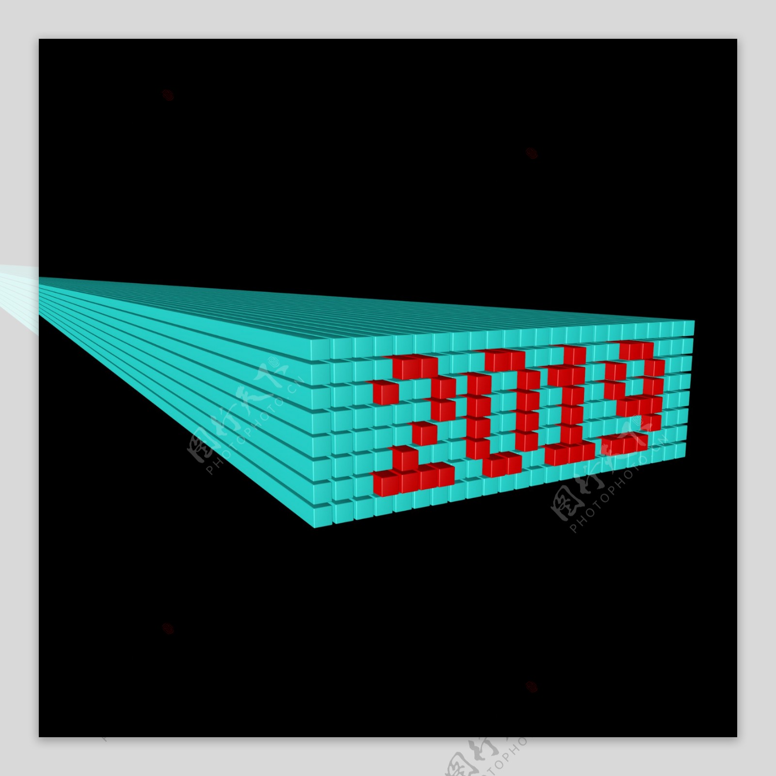 3D2019柱体矢量图