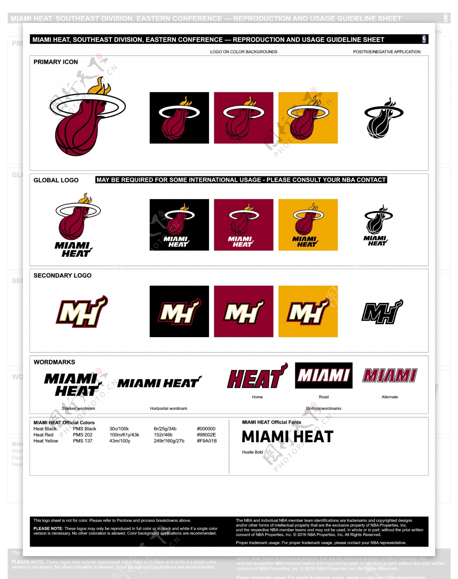 NBA迈阿密热火logo