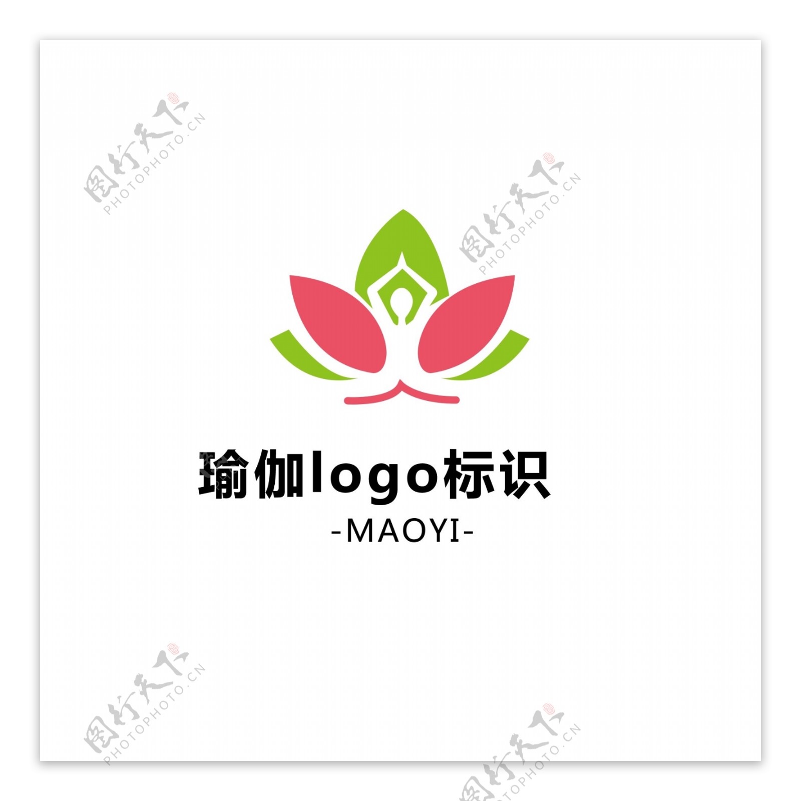 瑜伽会所logo标识